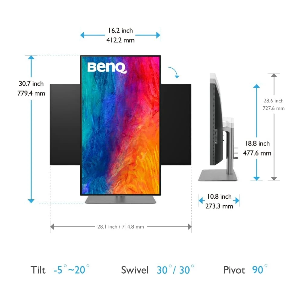 BenQ PD3220U en detalle
