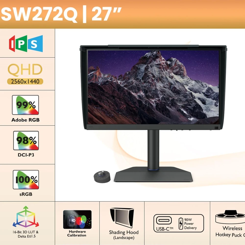 BenQ SW272Q en detalle