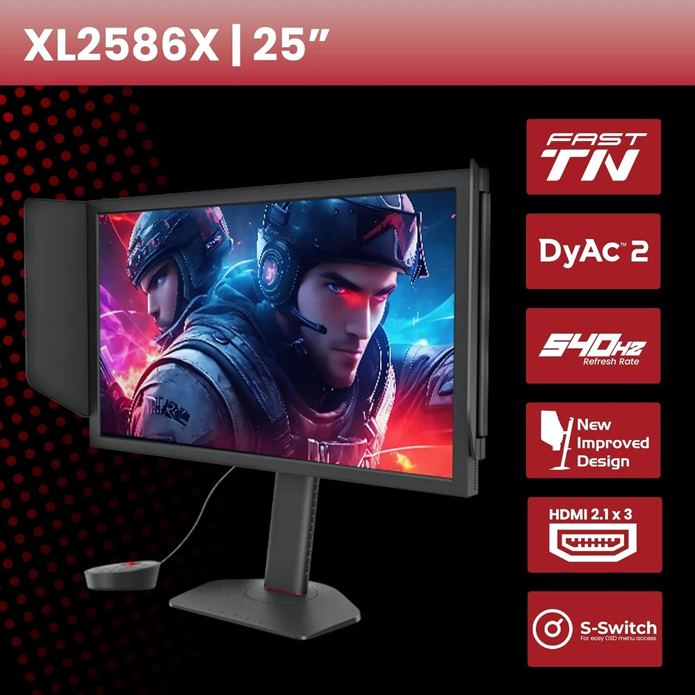 BenQ ZOWIE XL2586X en detalle