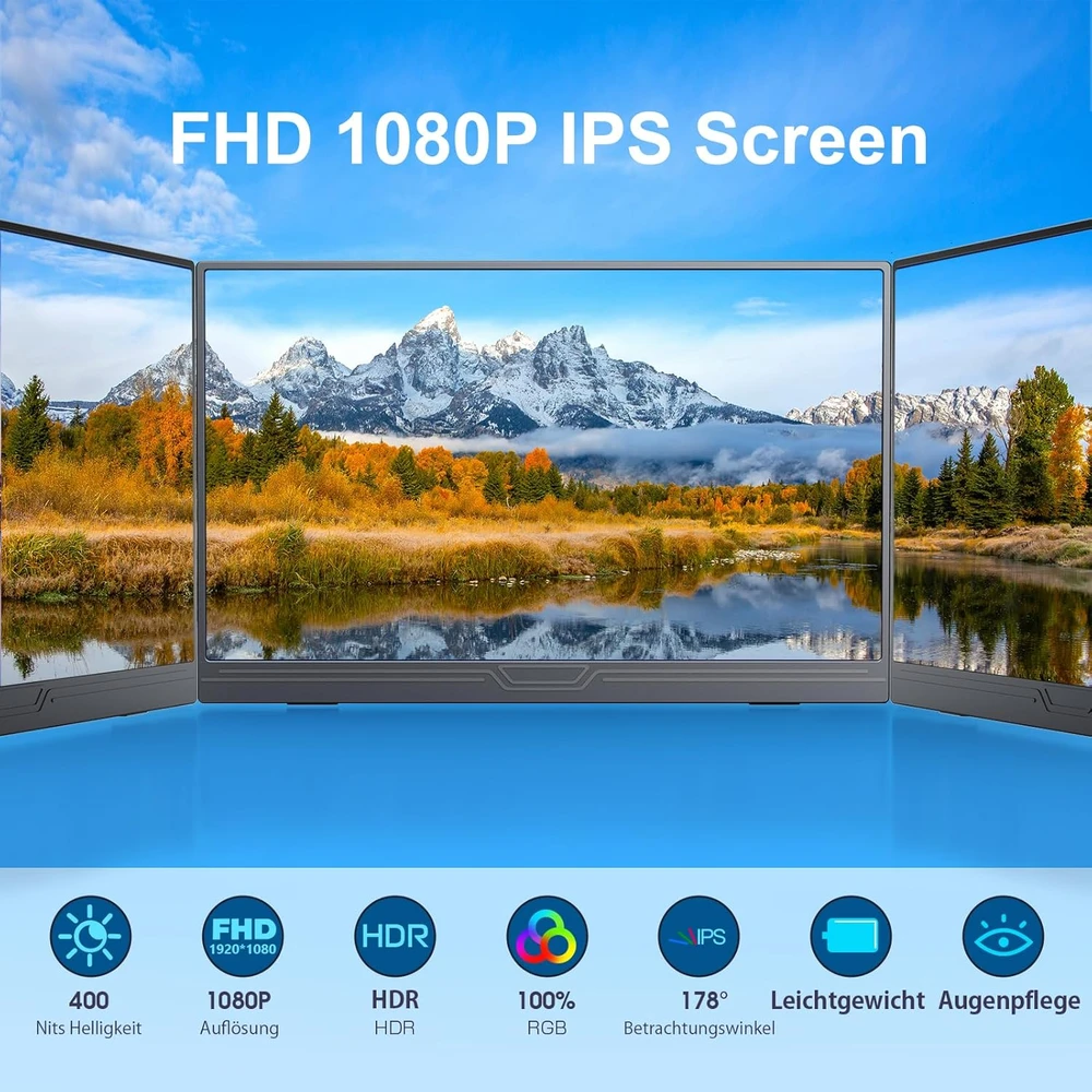 CUIUIC Monitor 15.6 en detalle