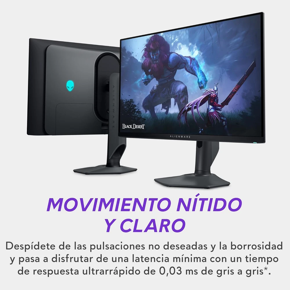 Dell Alienware AW2725DF en detalle