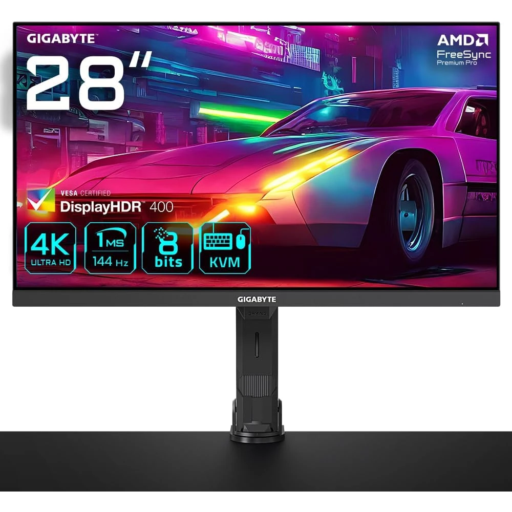 Gigabyte M28U en detalle