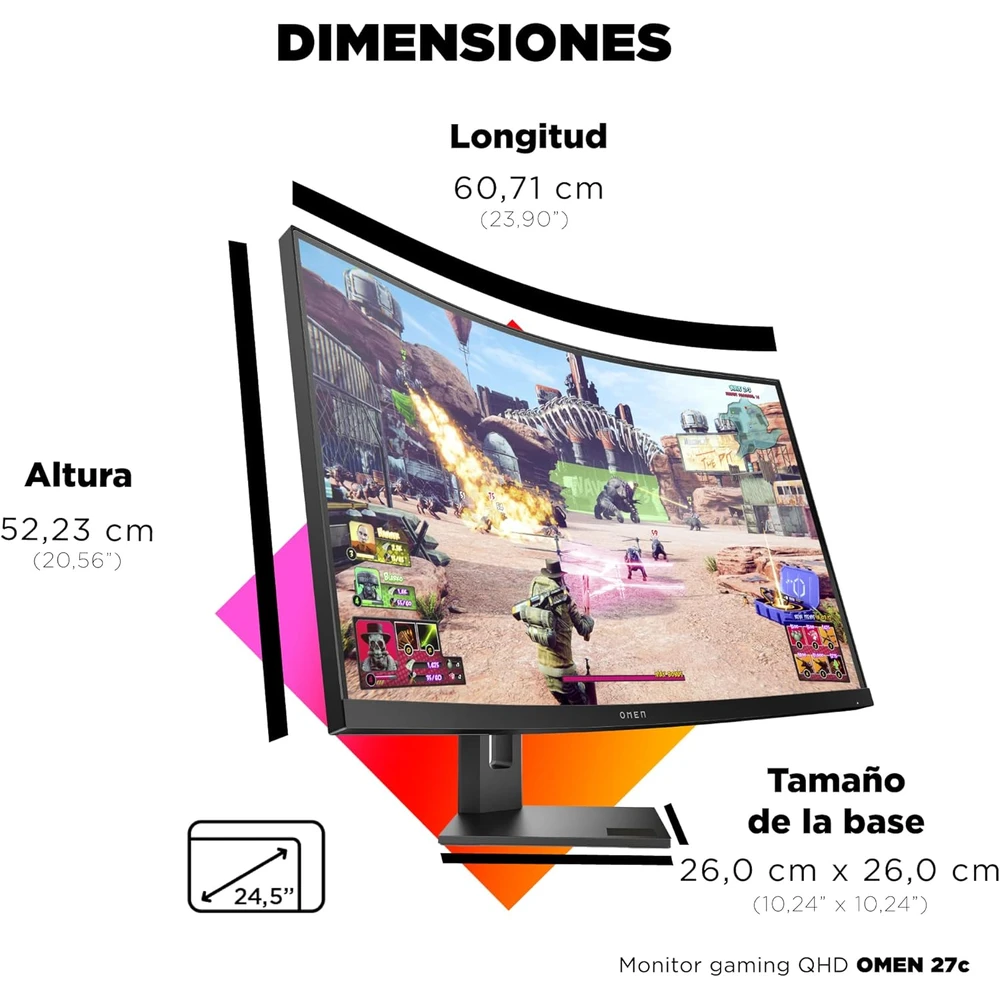HP OMEN 27c en detalle