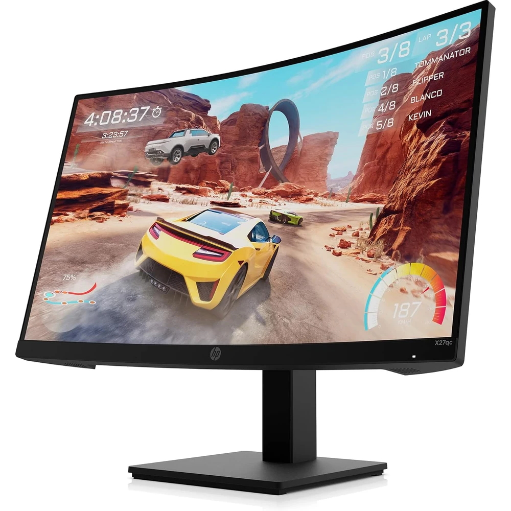 HP X27qc Gaming Monitor en detalle