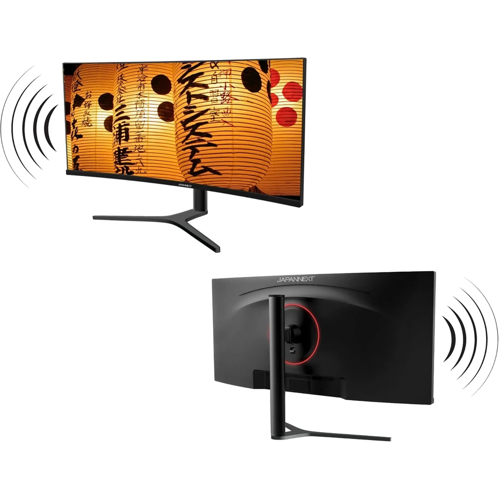 JAPANNEXT Monitor 34 pulgadas en detalle
