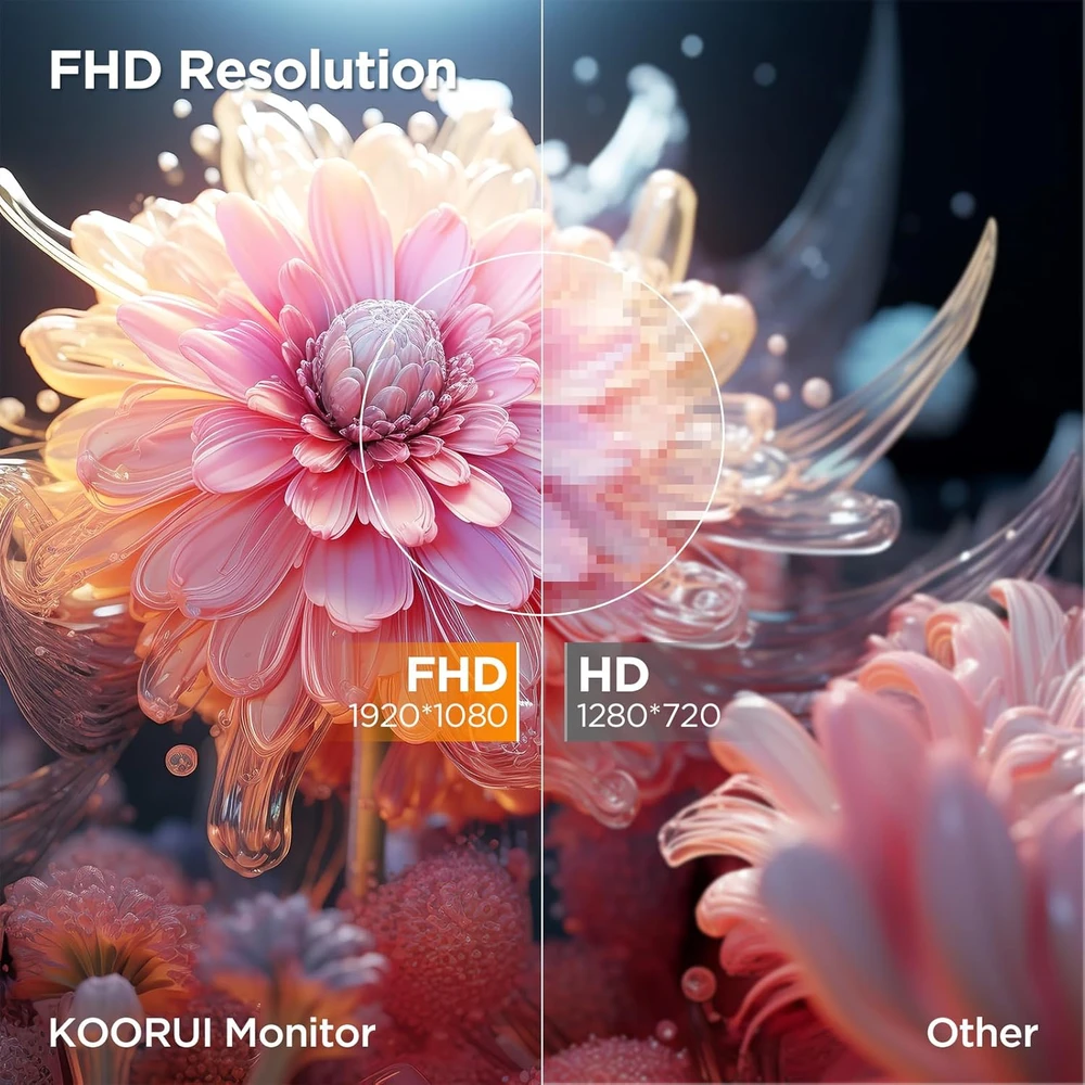 KOORUI-23.6-Curvo en detalle