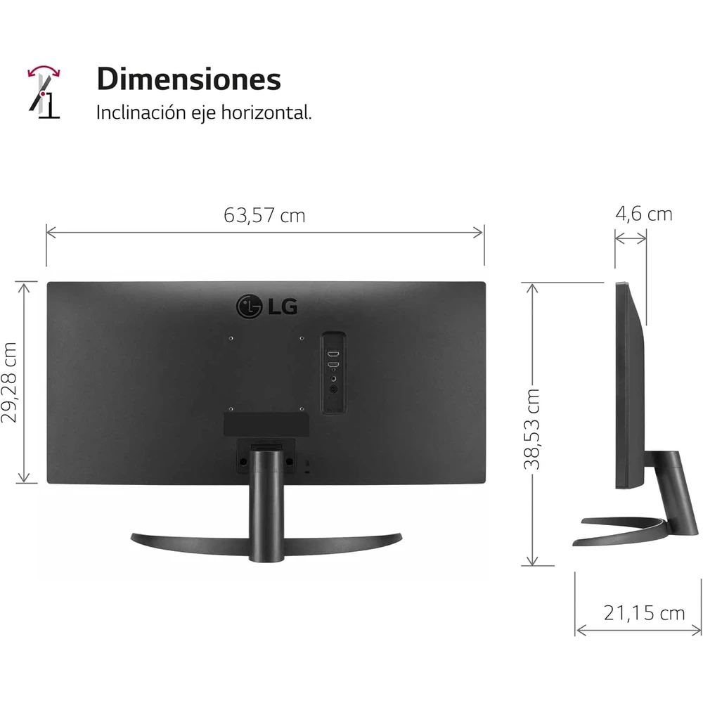 LG 26WQ500 en detalle