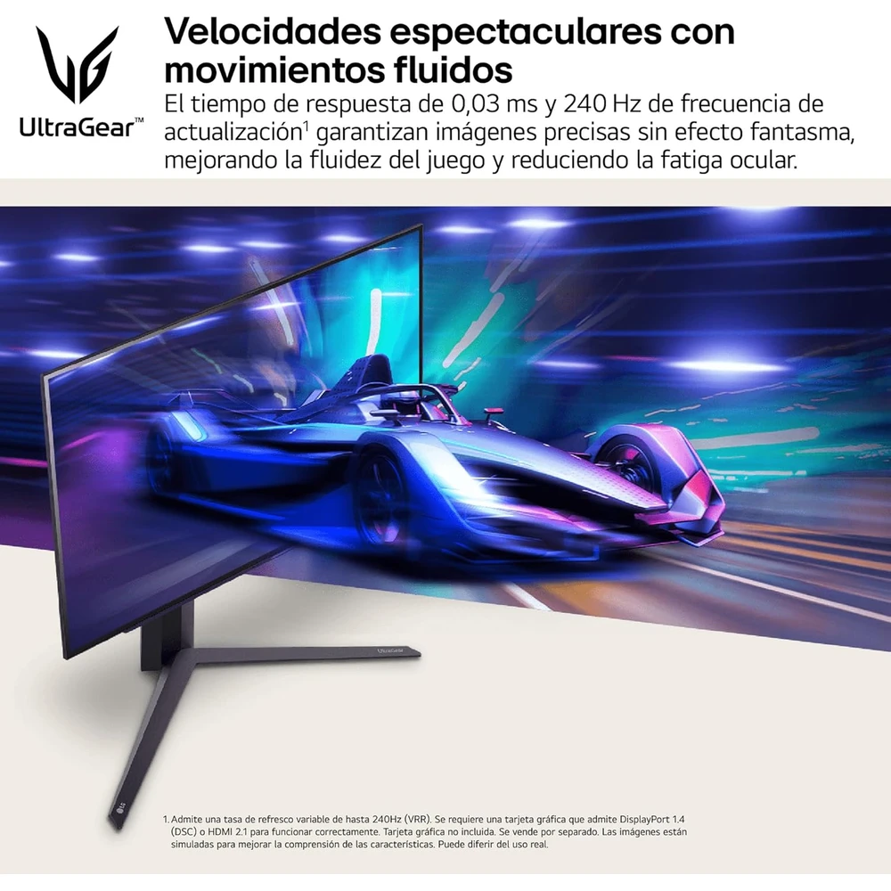 LG 27GS95QE-B en detalle