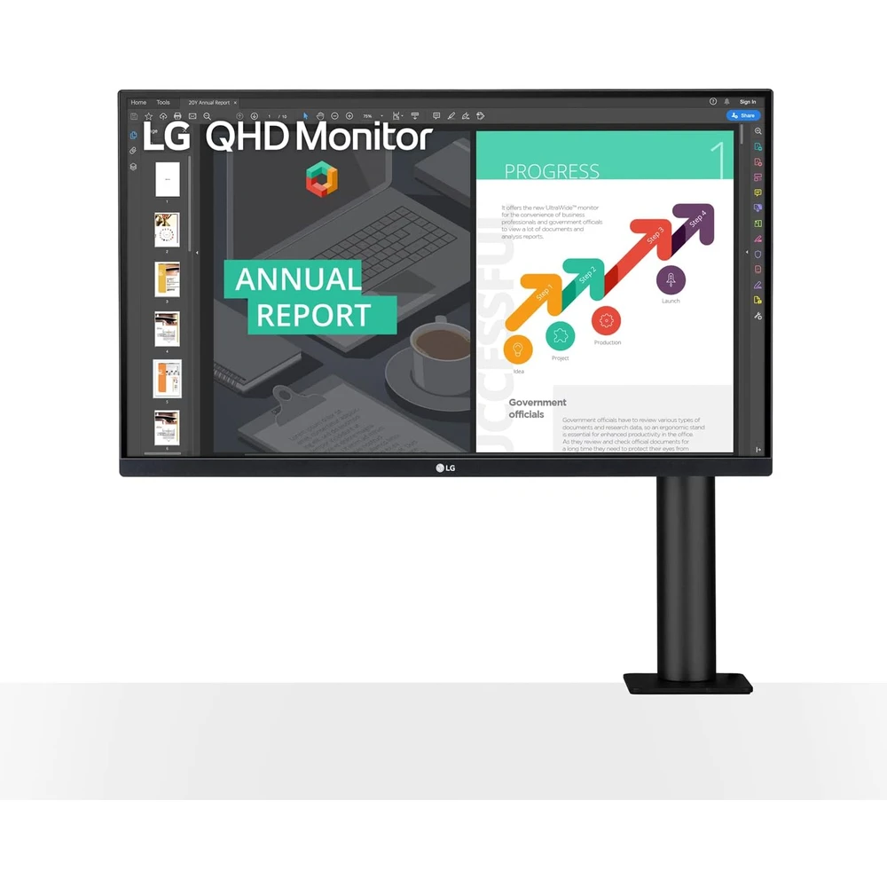 LG 27QN880-B Monitor en detalle