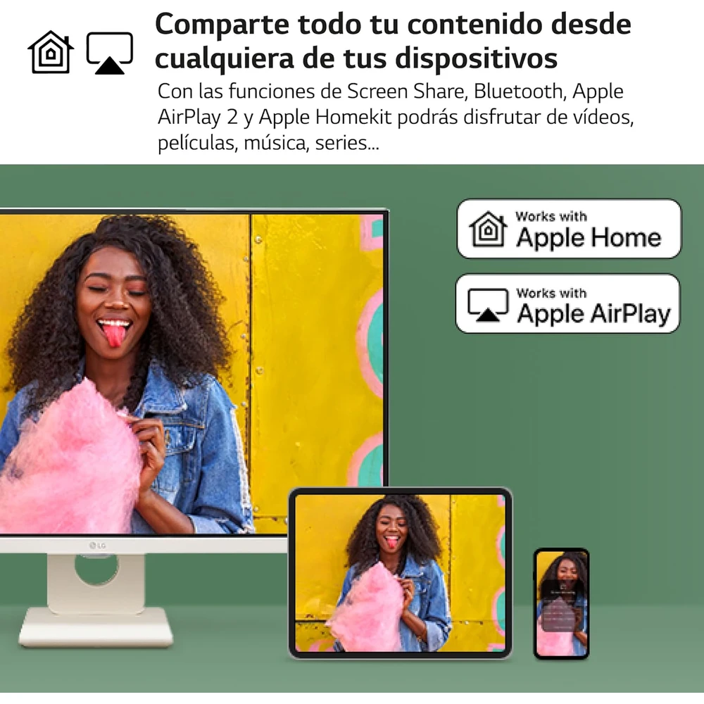 LG 27SR50F en detalle