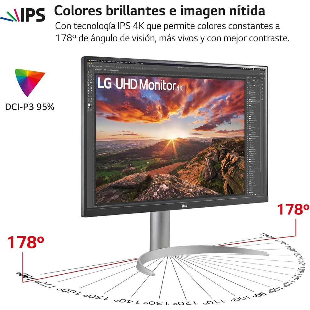 LG 27UP850 en detalle