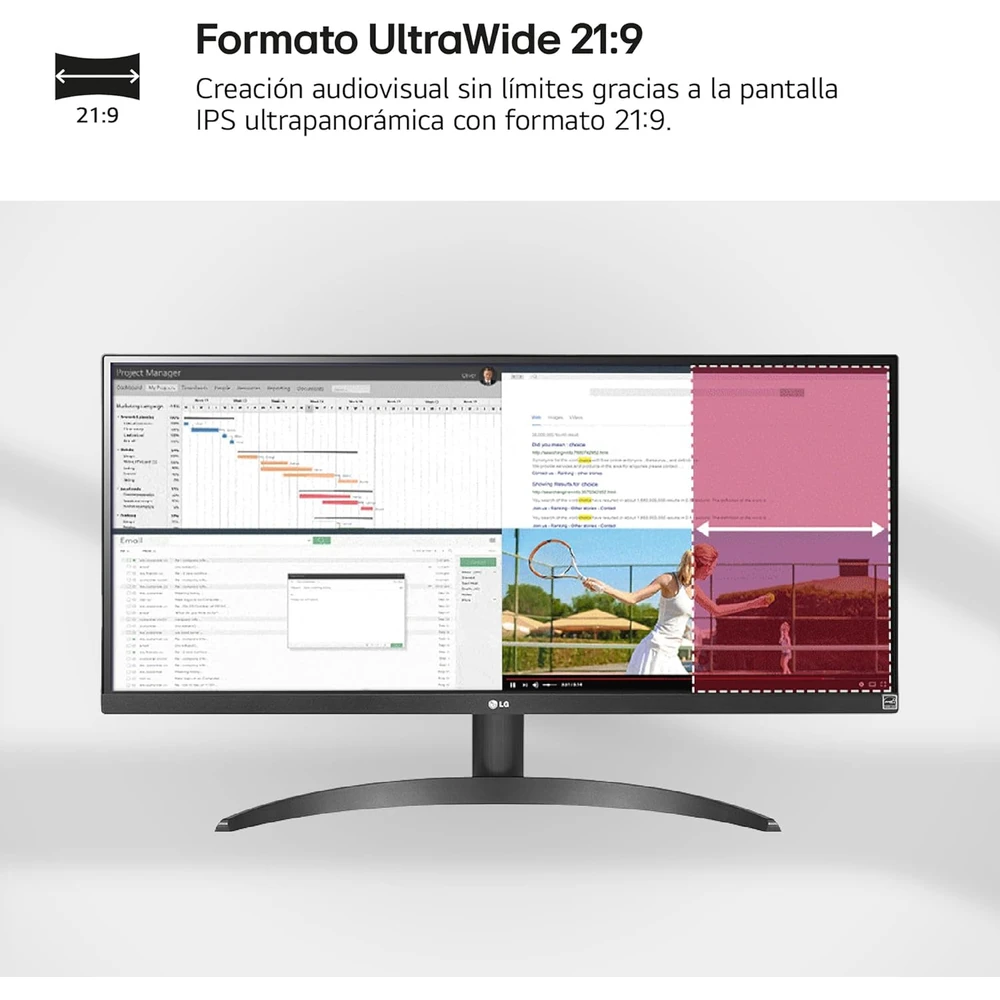 LG 29WQ500 en detalle