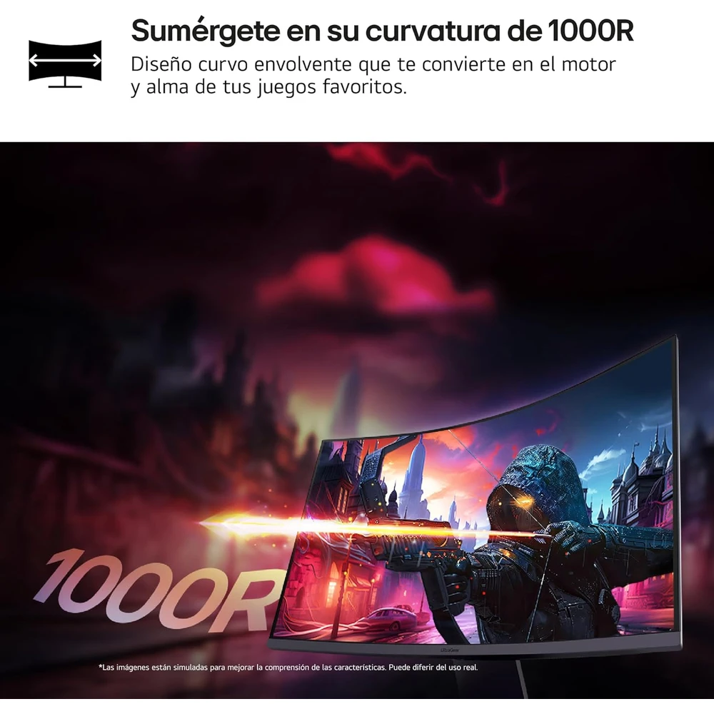 LG 32GS60QC en detalle