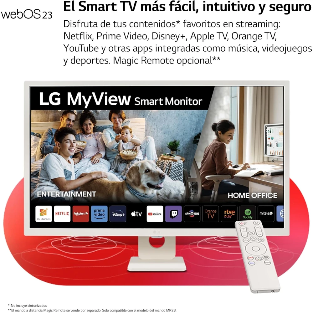 LG 32SR50F-W Monitor en detalle