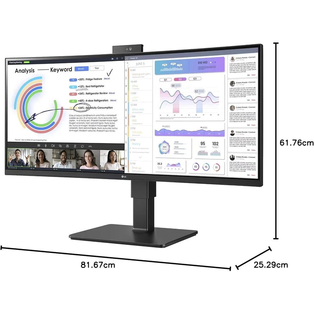 LG 34BQ77QC en detalle
