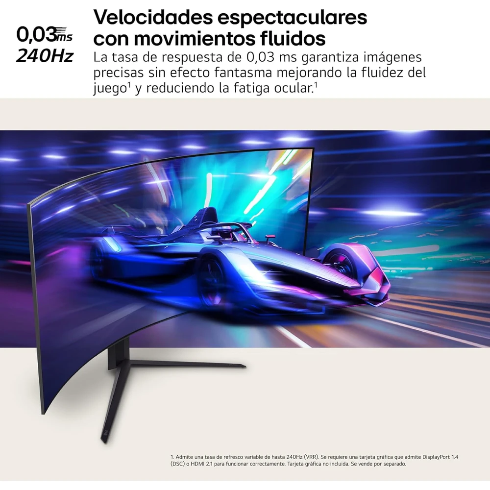 LG 45GS96QB en detalle