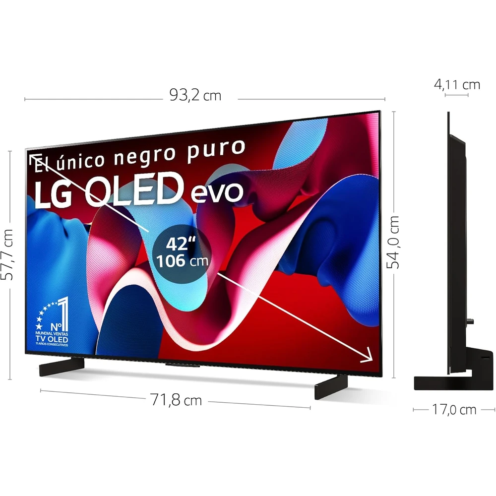 LG C4 42 OLED en detalle