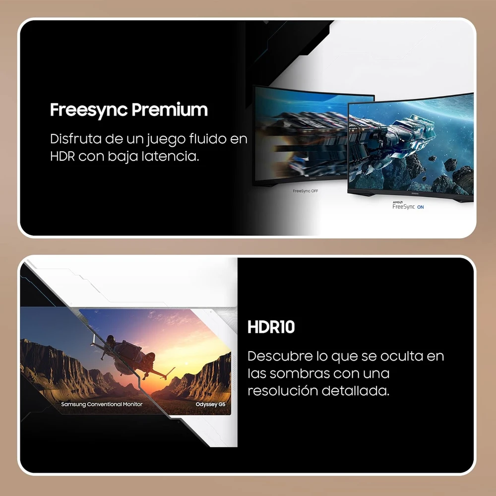 Monitor Gaming 32 pulgadas WQHD en detalle