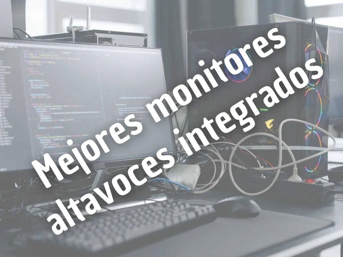 Monitor con altavoces integrados