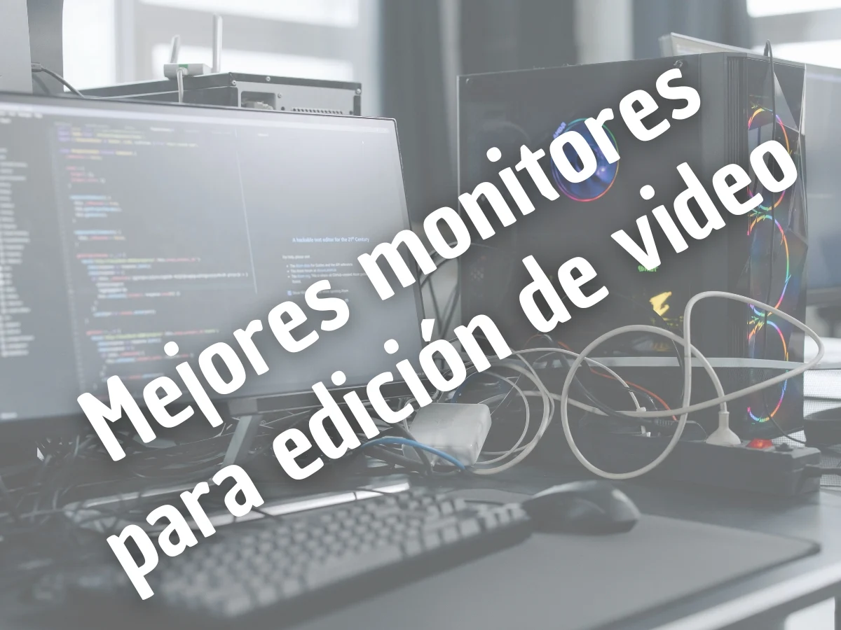 Monitor para edición de video profesional