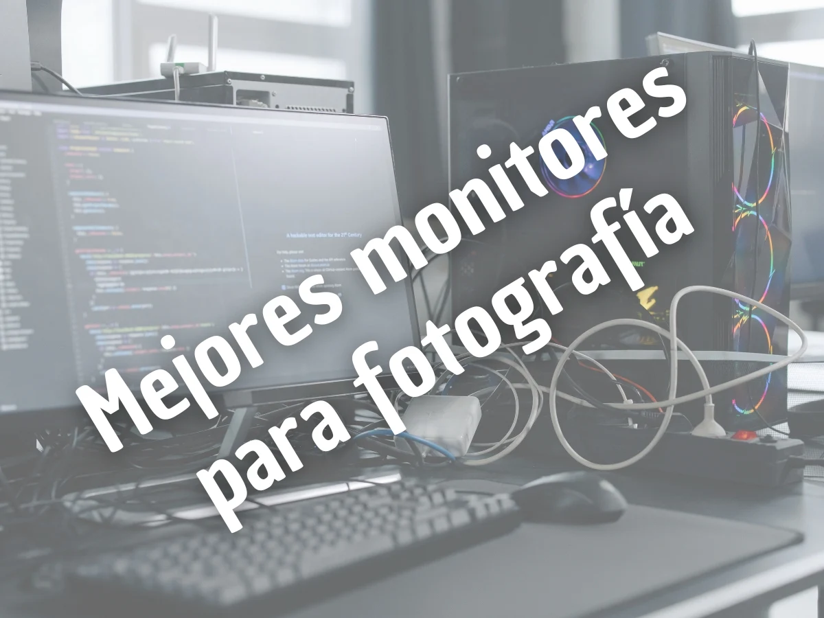 Monitor profesional para fotografía mostrando una imagen de alta calidad.