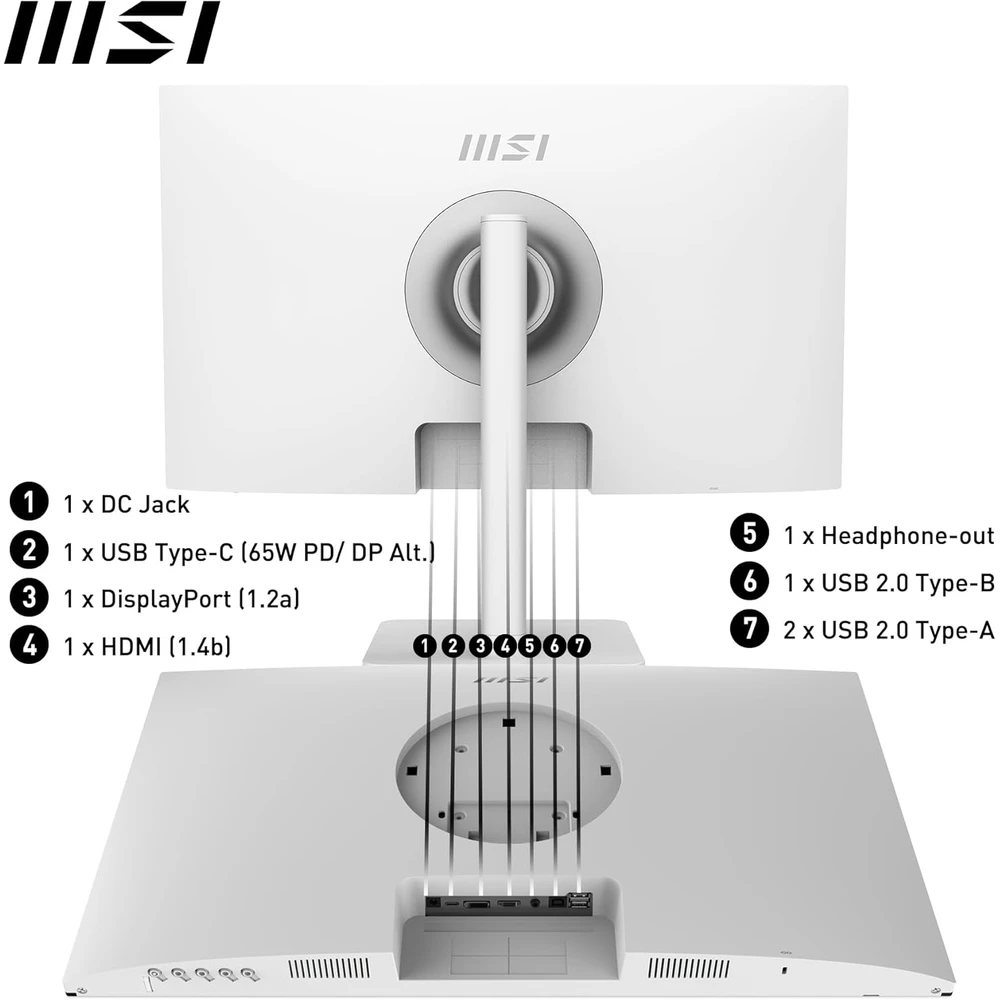 MSI Modern MD272XPW en detalle