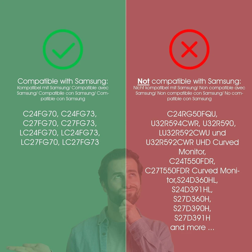 Samsung C24FG73 en detalle