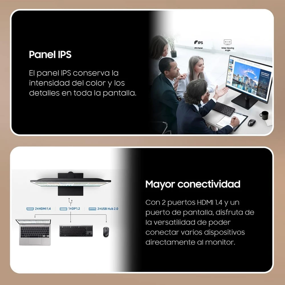 Samsung LF24T450 en detalle