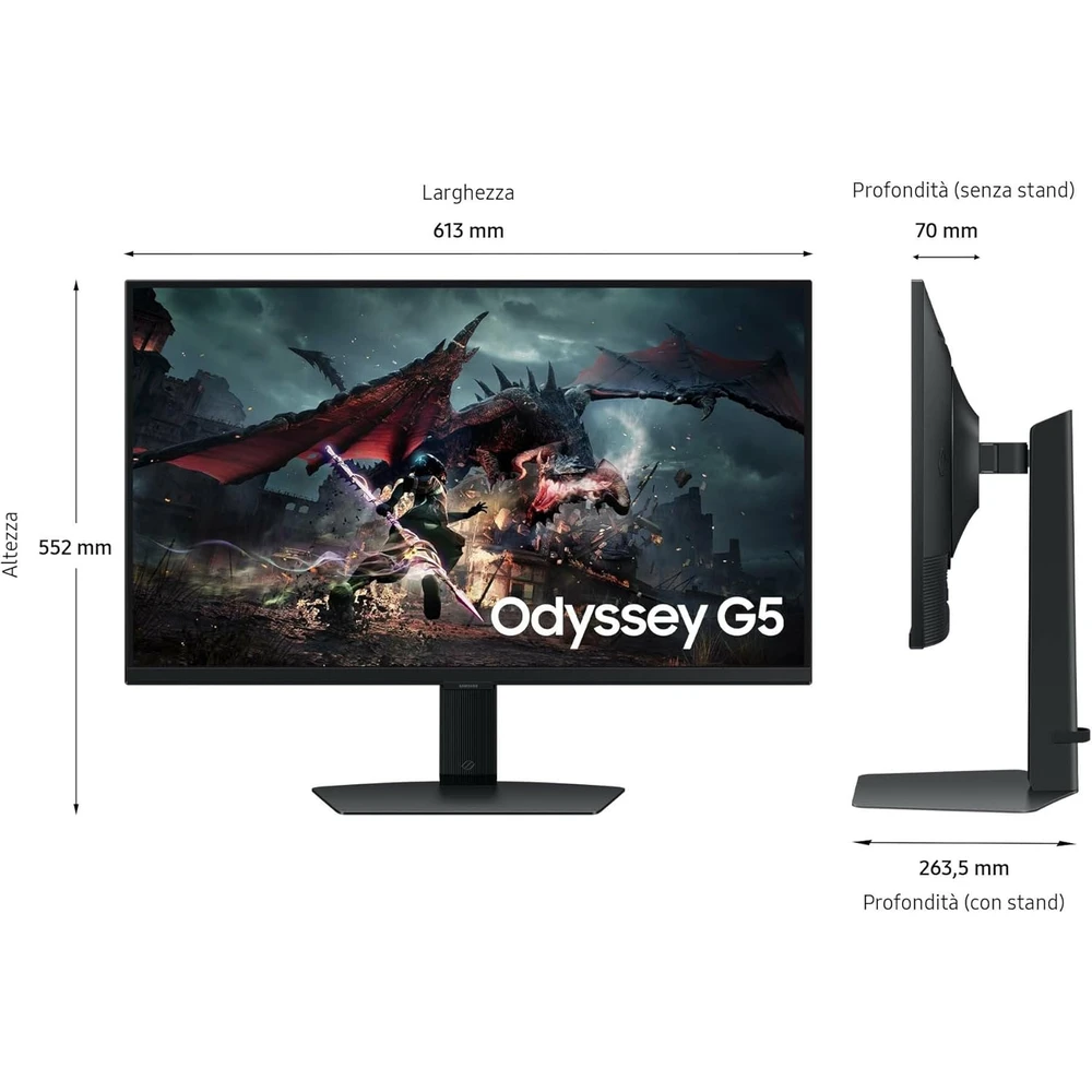 Samsung Odyssey G50D S27DG50 en detalle