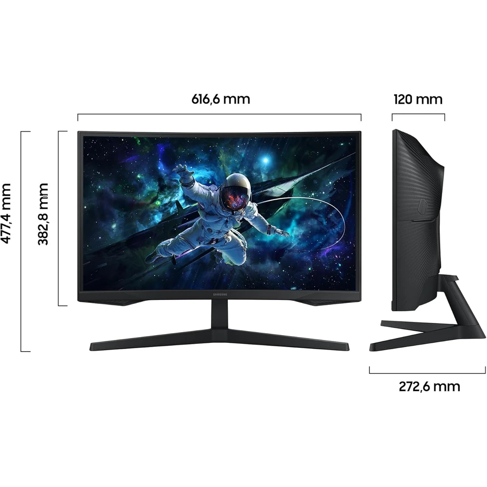 Samsung Odyssey G55C S27CG55 en detalle