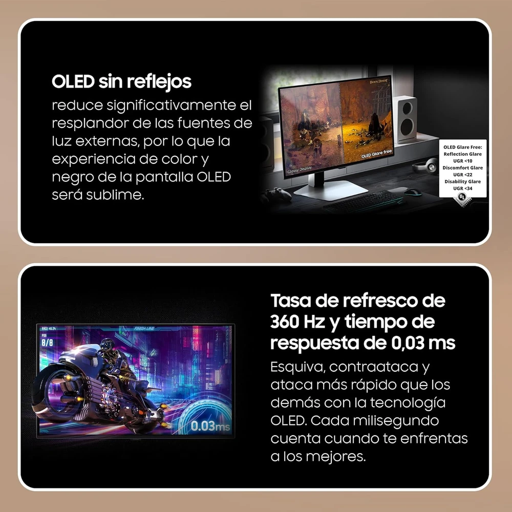 Samsung Odyssey OLED G6 G60SD en detalle