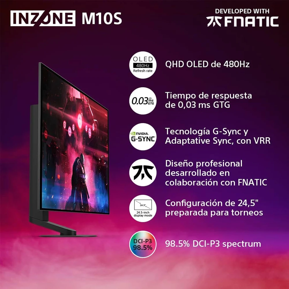 Sony INZONE M10S en detalle