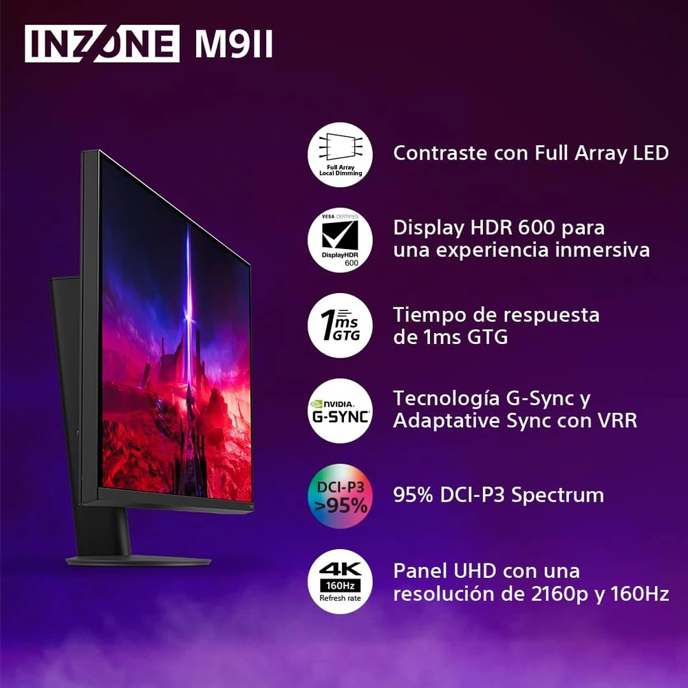 Sony INZONE M9 II en detalle