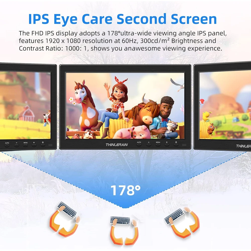 Thinlerain 10.1 Monitor en detalle